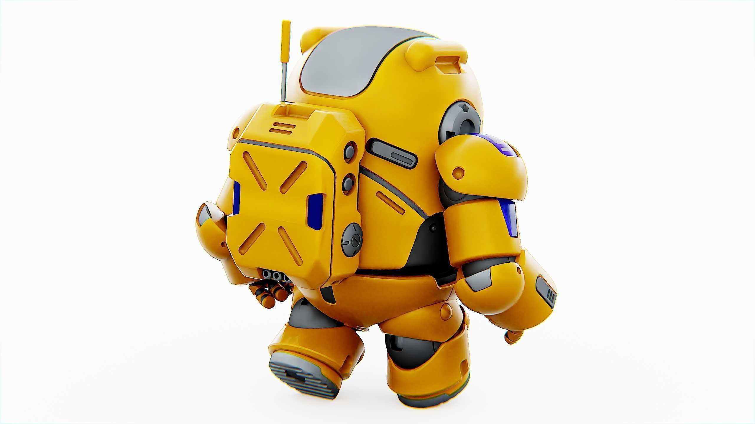 AMONG US CHARACTER-E  Rigged for Unreal Engine - Unity - MIXAMO  3D model_17