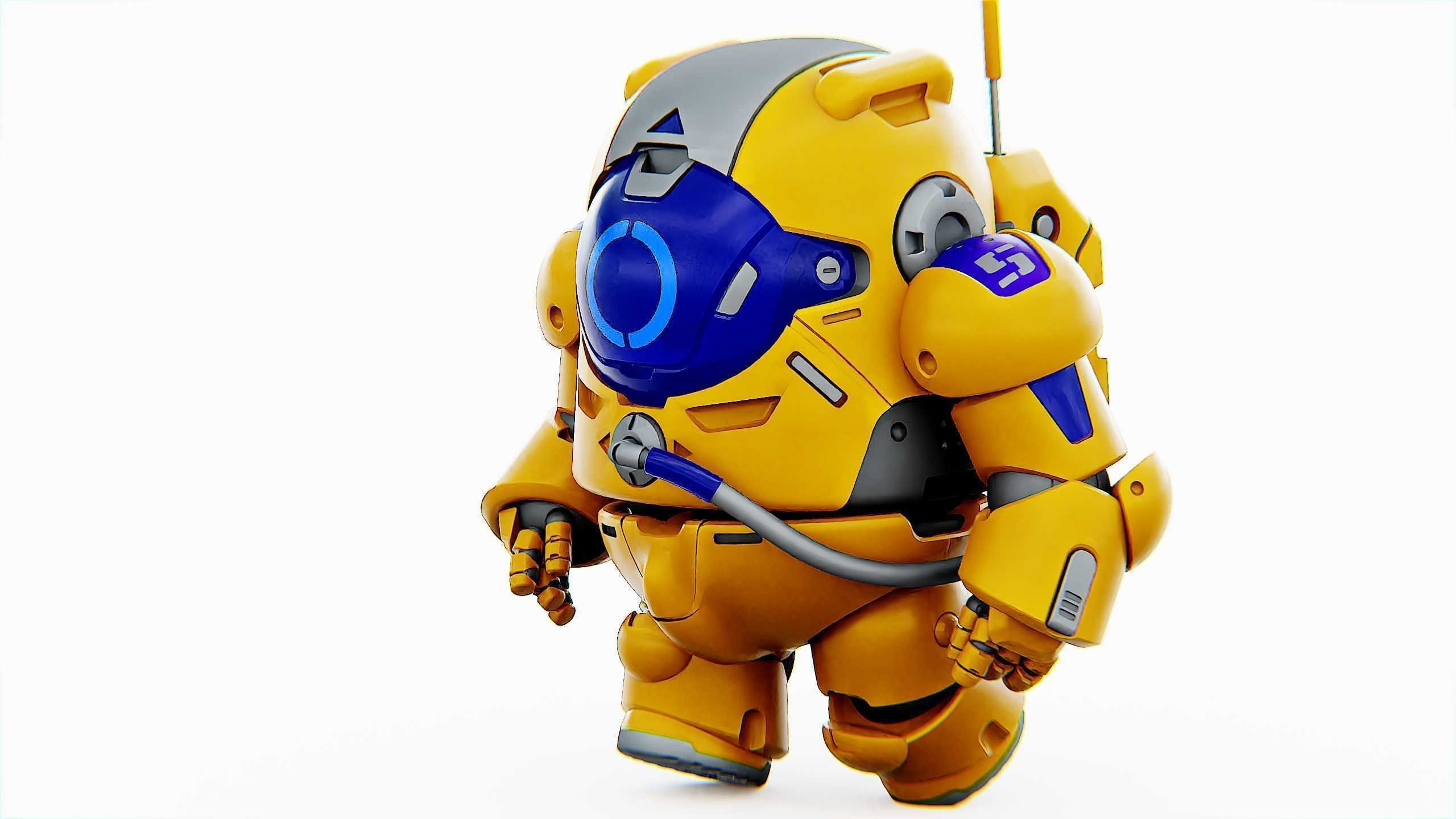 AMONG US CHARACTER-E  Rigged for Unreal Engine - Unity - MIXAMO  3D model_4