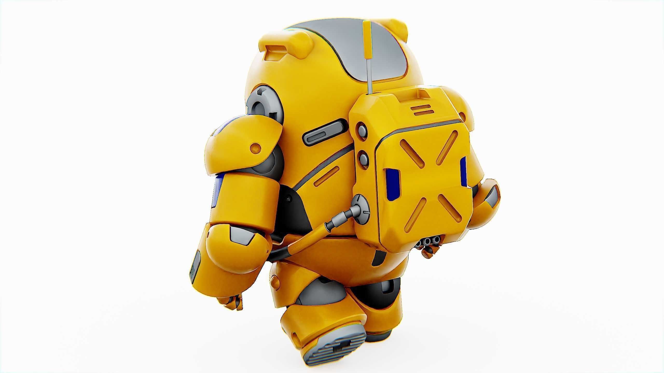 AMONG US CHARACTER-E  Rigged for Unreal Engine - Unity - MIXAMO  3D model_12