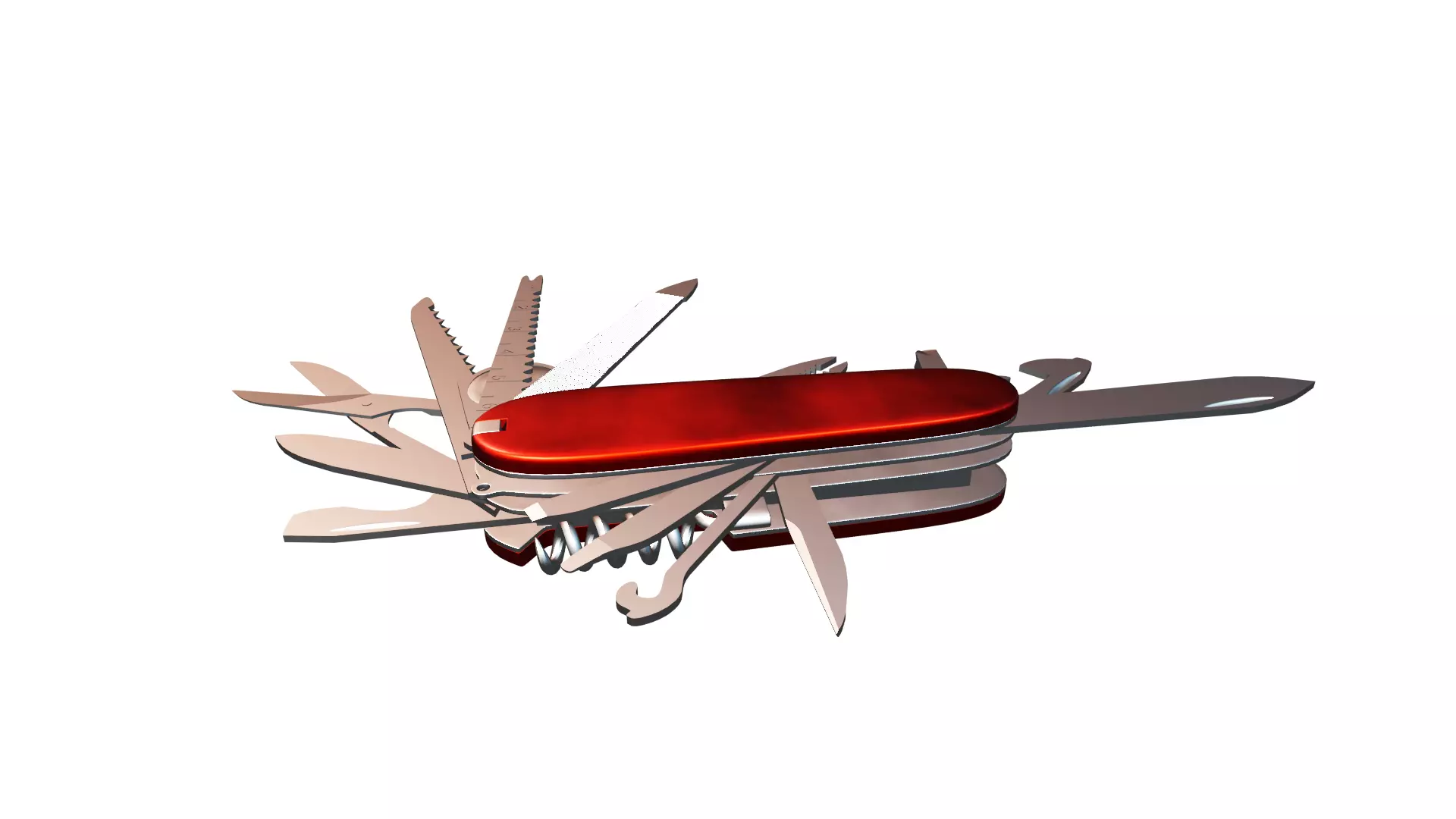 Swiss Knife 3D model_0