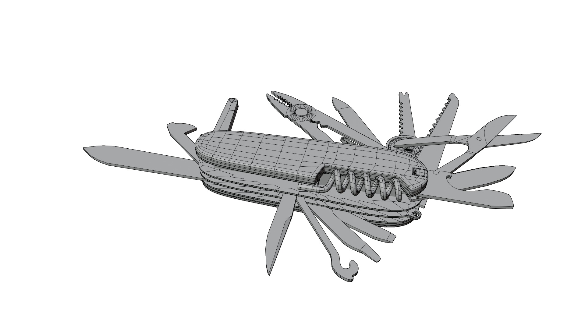 Swiss Knife 3D model_10