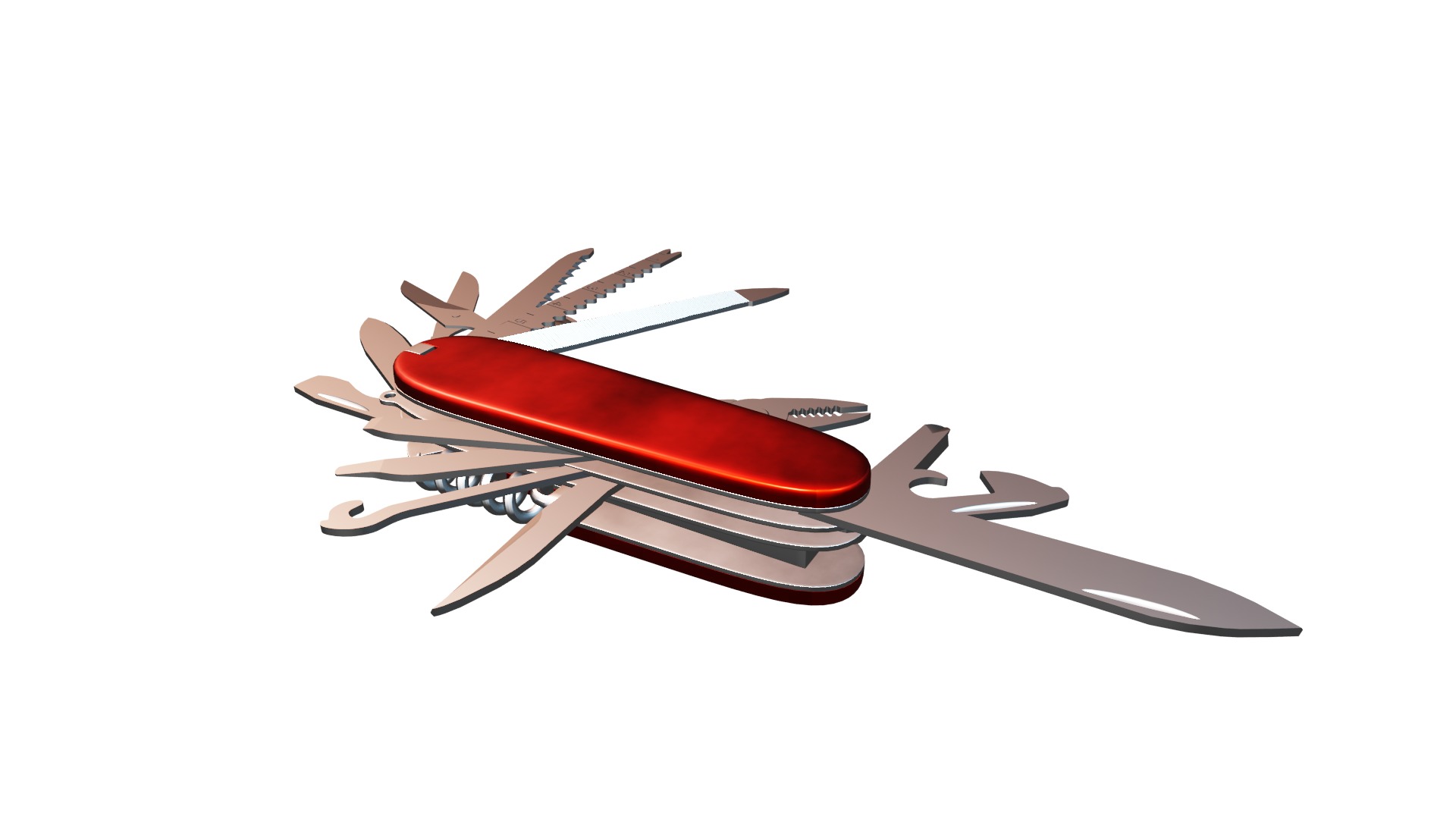 Swiss Knife 3D model_3