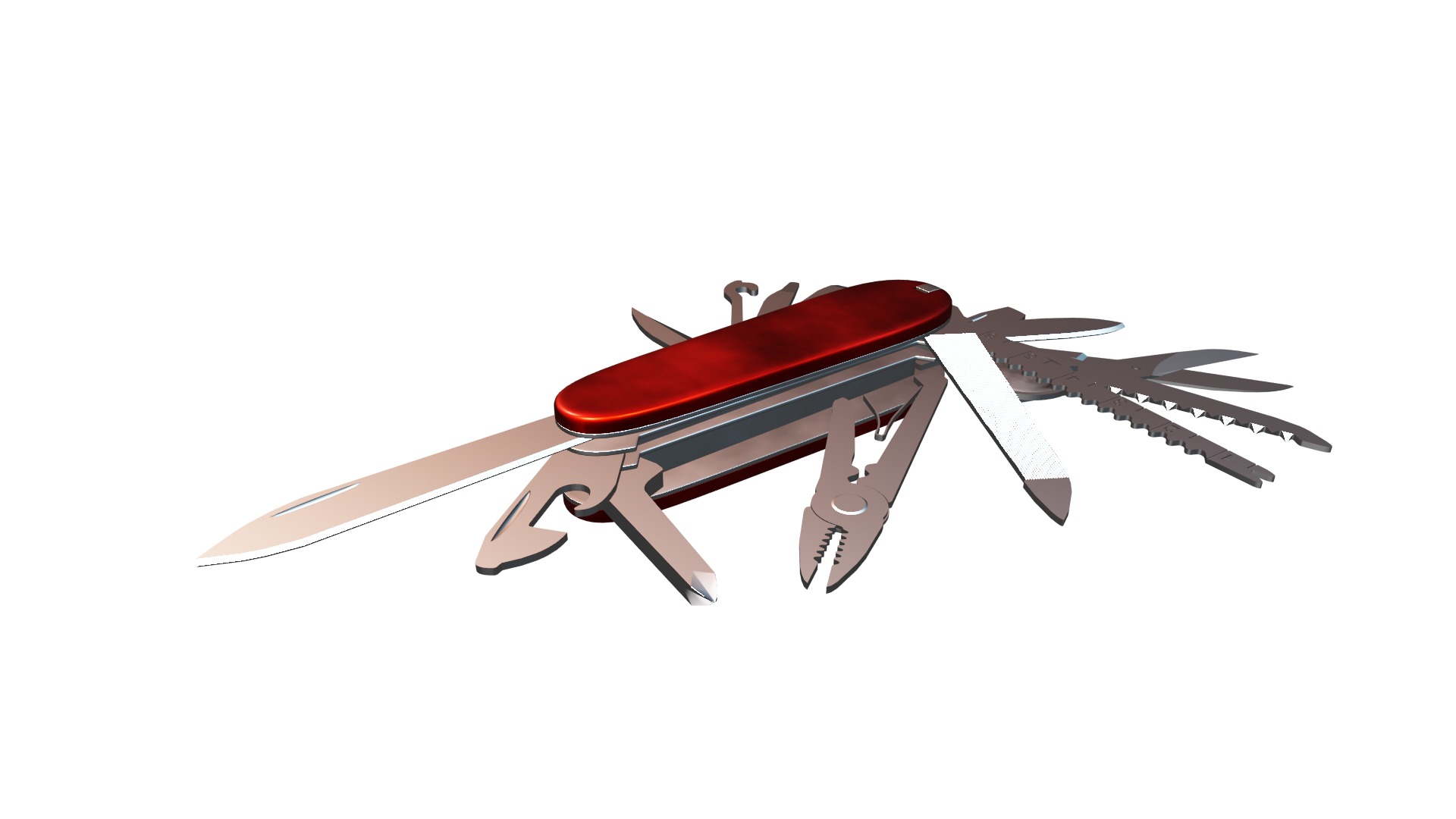 Swiss Knife 3D model_2