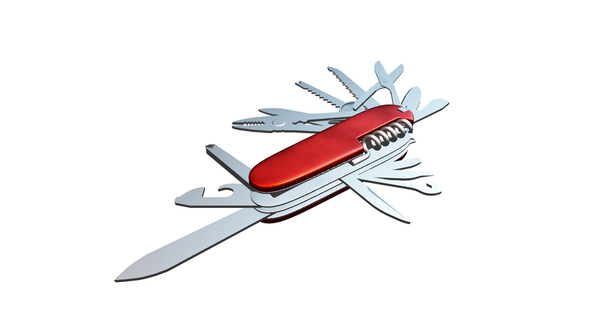 Swiss Knife 3D model_8