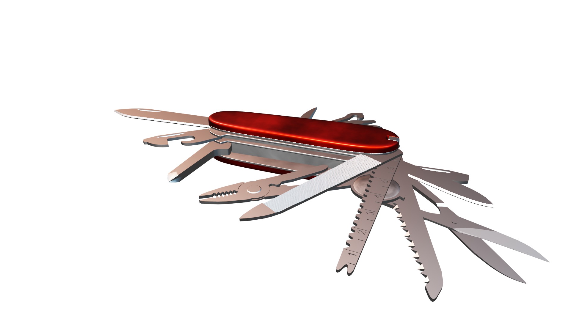 Swiss Knife 3D model_5