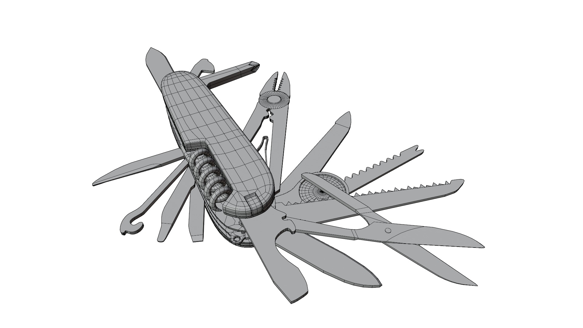 Swiss Knife 3D model_11