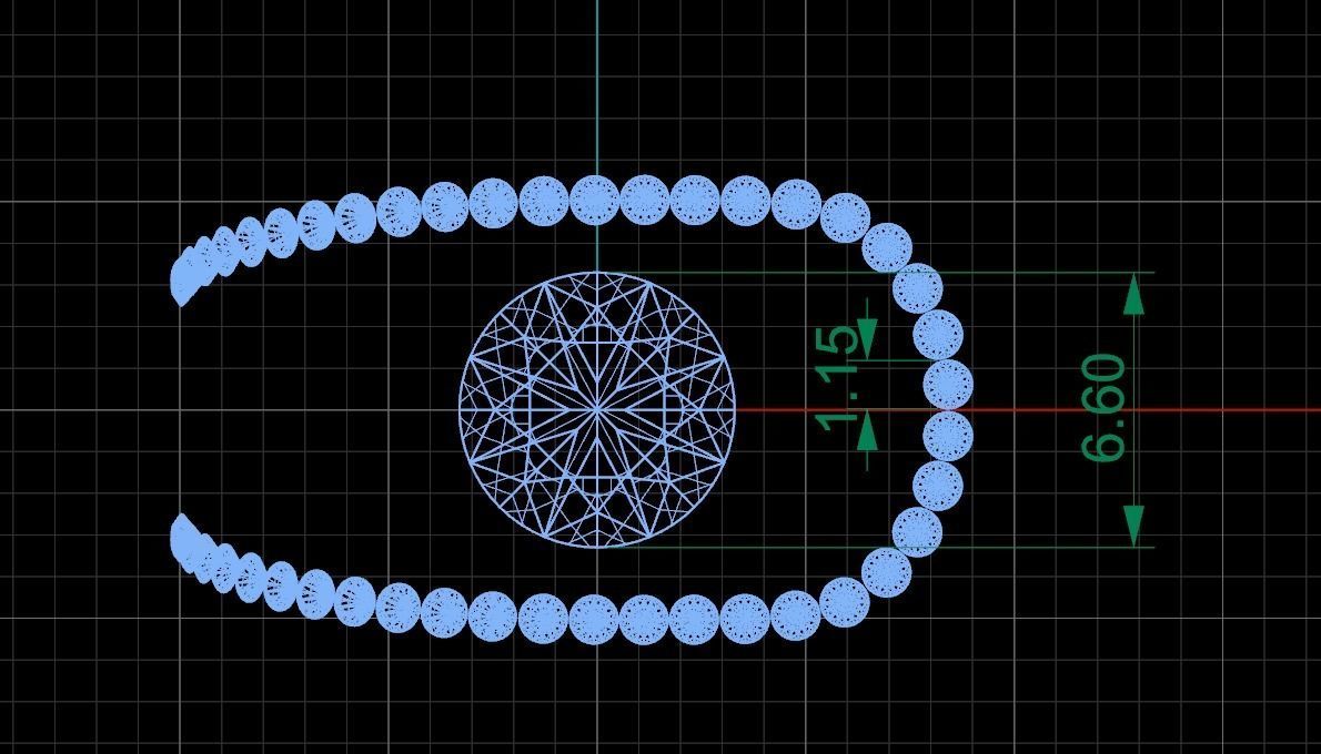 jewelry ring 32 3D print model_3
