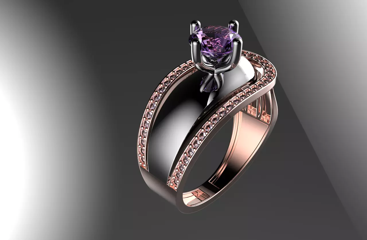 jewelry ring 32 3D print model_0