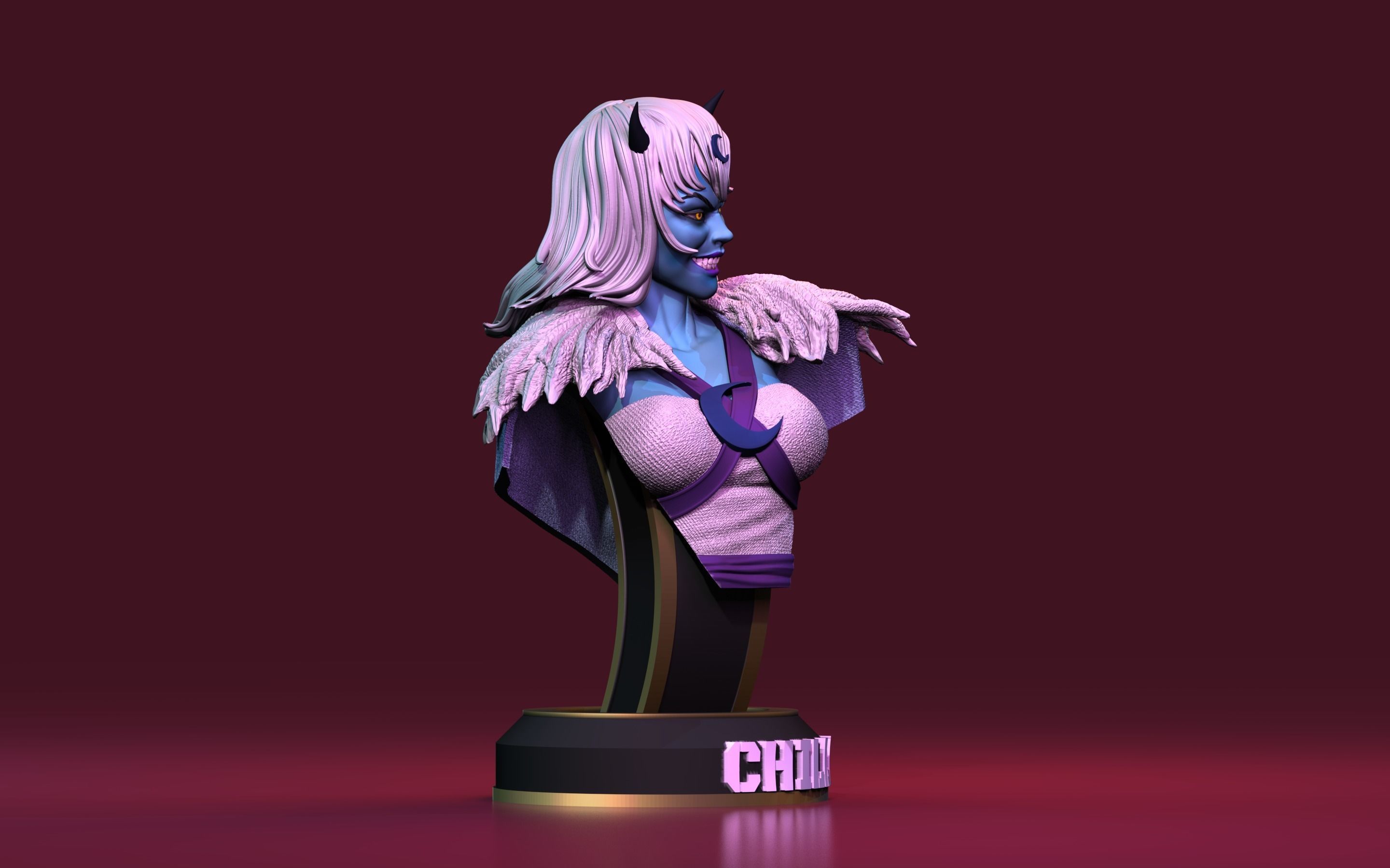 Chilla Thundercats Lunatacs STL 3d printing collectibles 3D print model_7