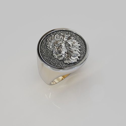 lion ring MR 161 3D print model