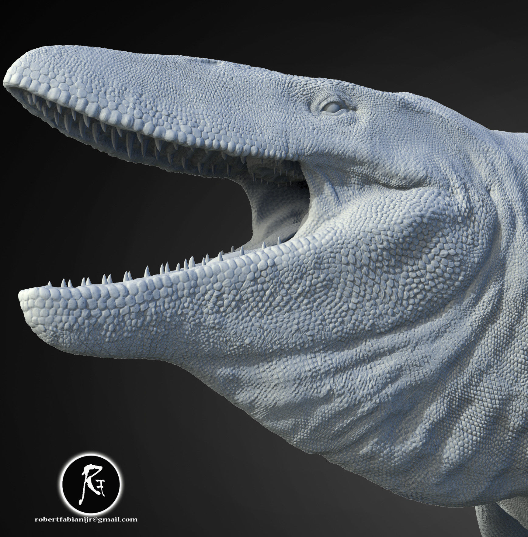 Tylosaurus 3D print model_1
