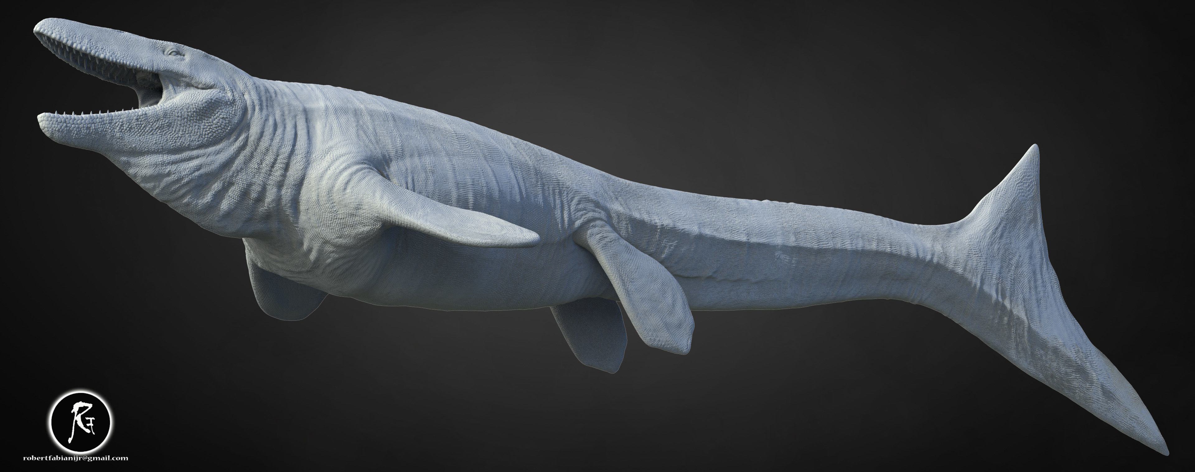 Tylosaurus 3D print model_2