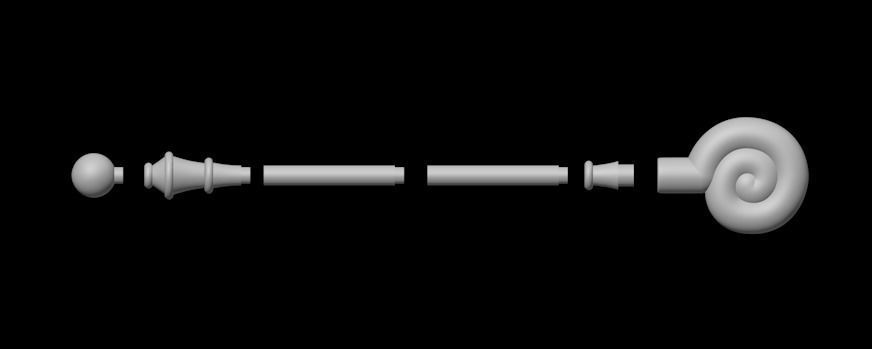 Dark Magician Girl - yugioh 3D print model_3