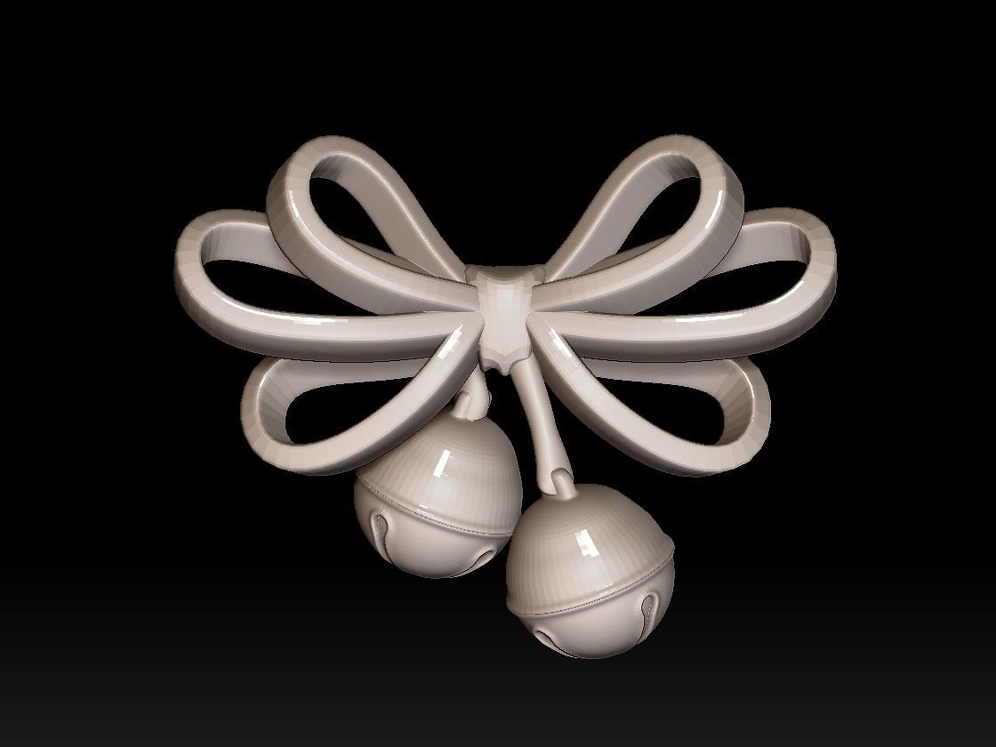 bow bell 3D print model_46