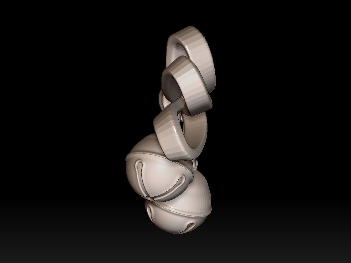 bow bell 3D print model_1