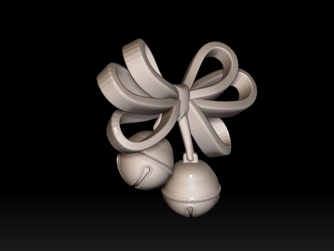 bow bell 3D print model_58