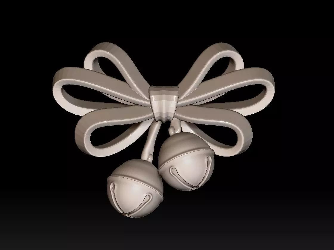 bow bell 3D print model_0