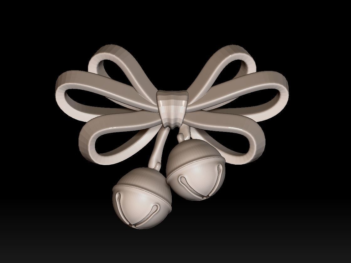 bow bell 3D print model_44