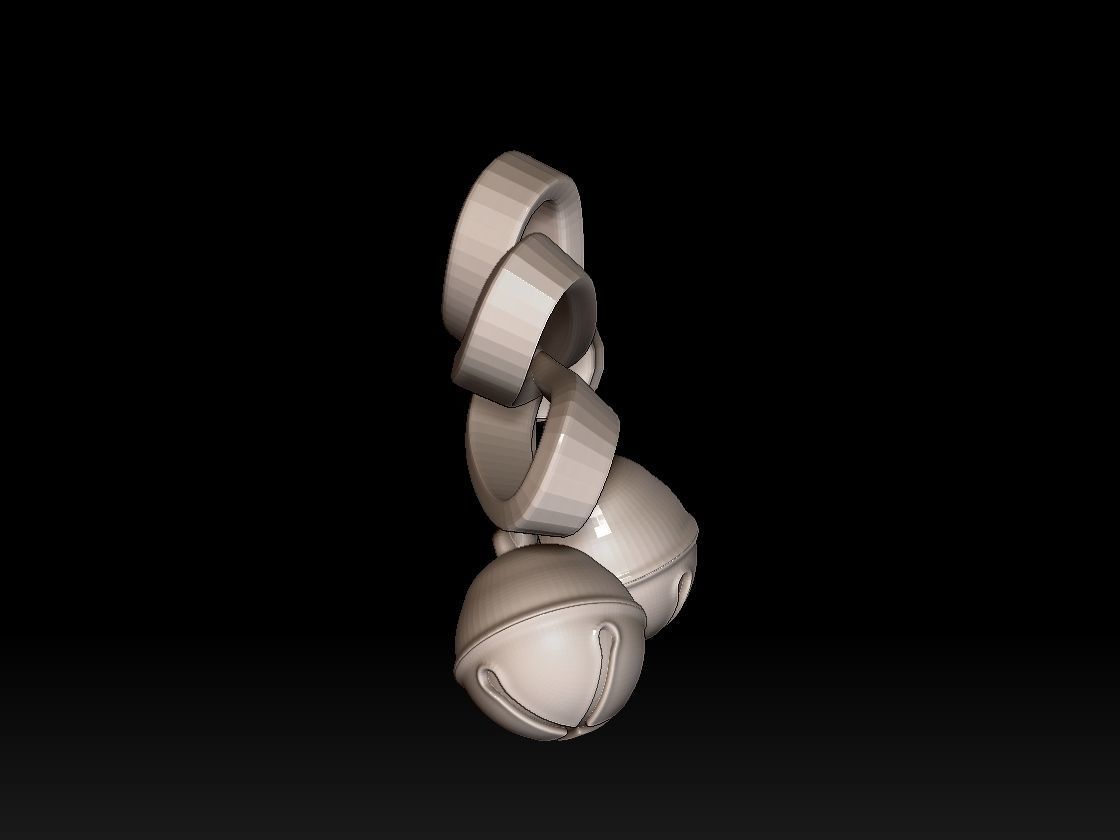 bow bell 3D print model_20