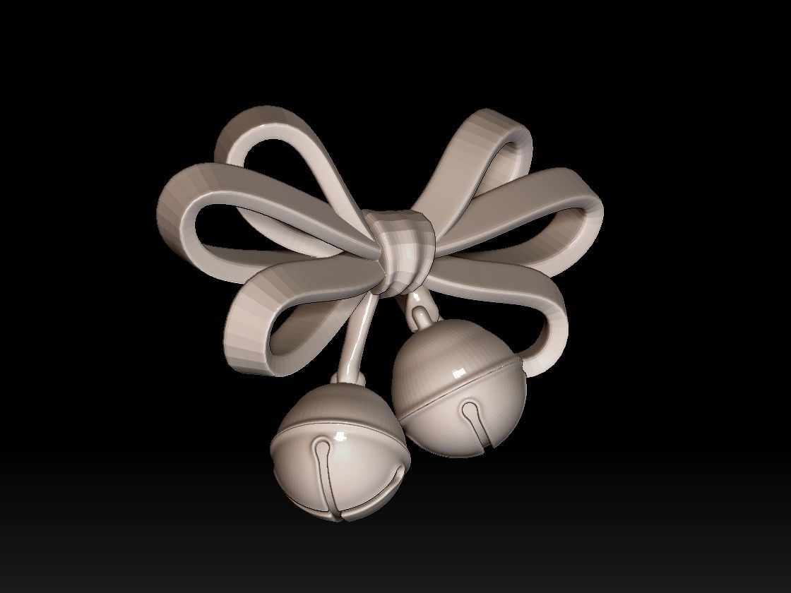 bow bell 3D print model_53