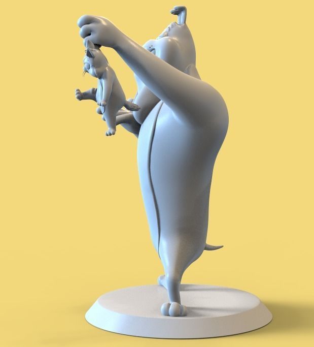 Marc Antony and Pussyfoot PARTS AND COMPLETE  3D print model_10