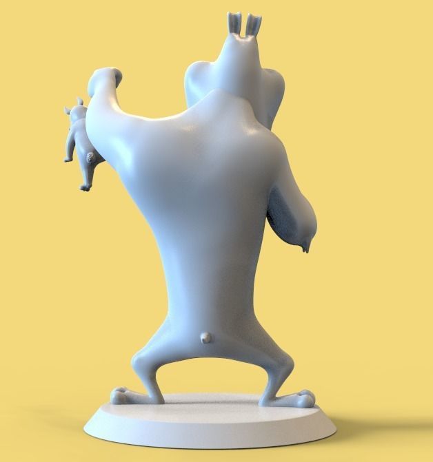 Marc Antony and Pussyfoot PARTS AND COMPLETE  3D print model_12