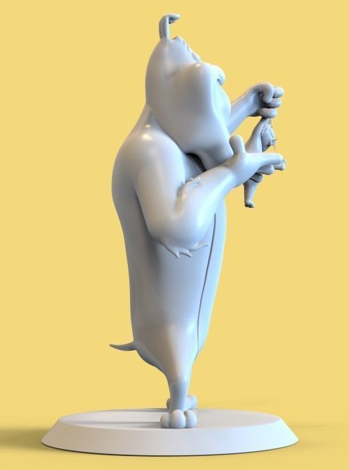 Marc Antony and Pussyfoot PARTS AND COMPLETE  3D print model_14