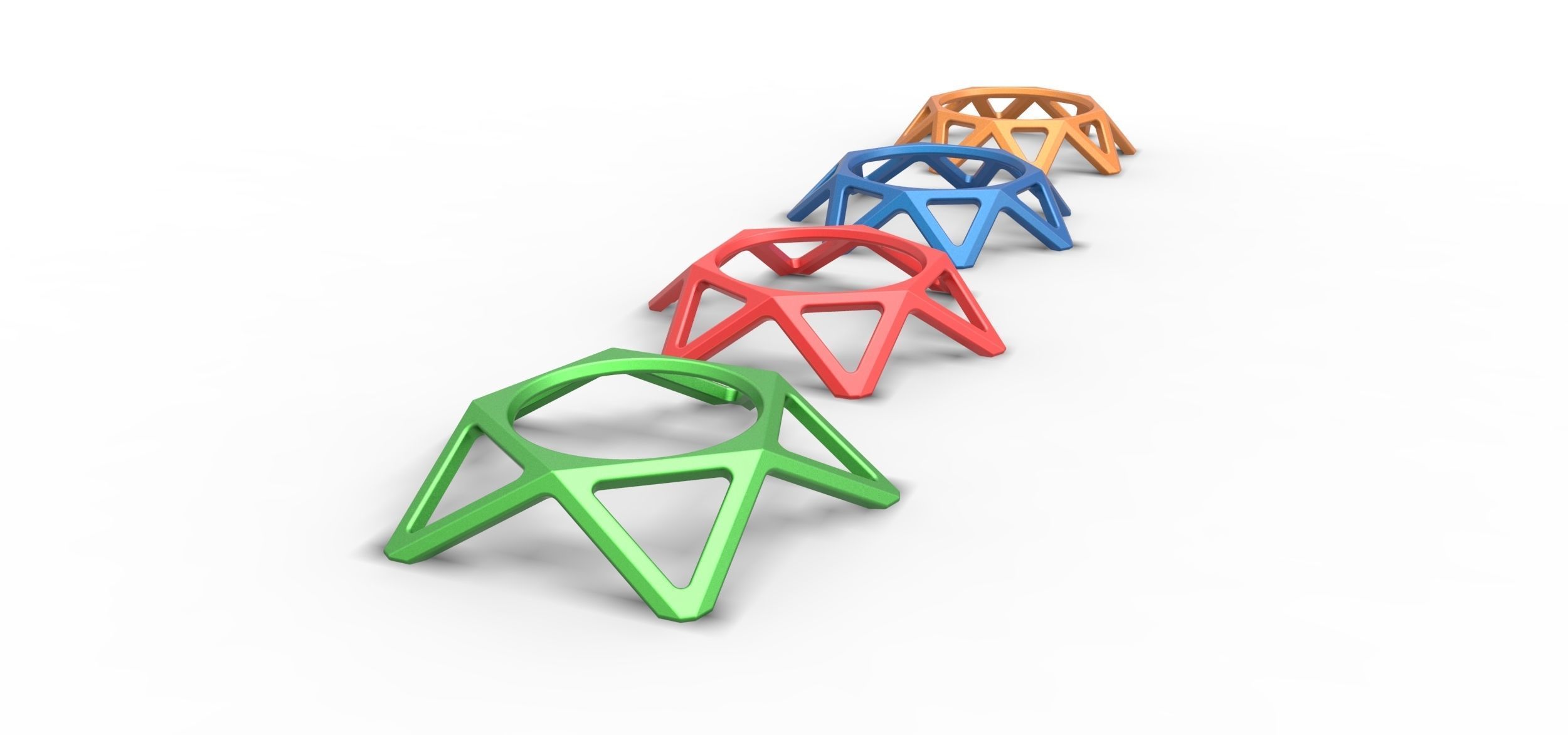 Pokeball stand Set 5 3D print model_1