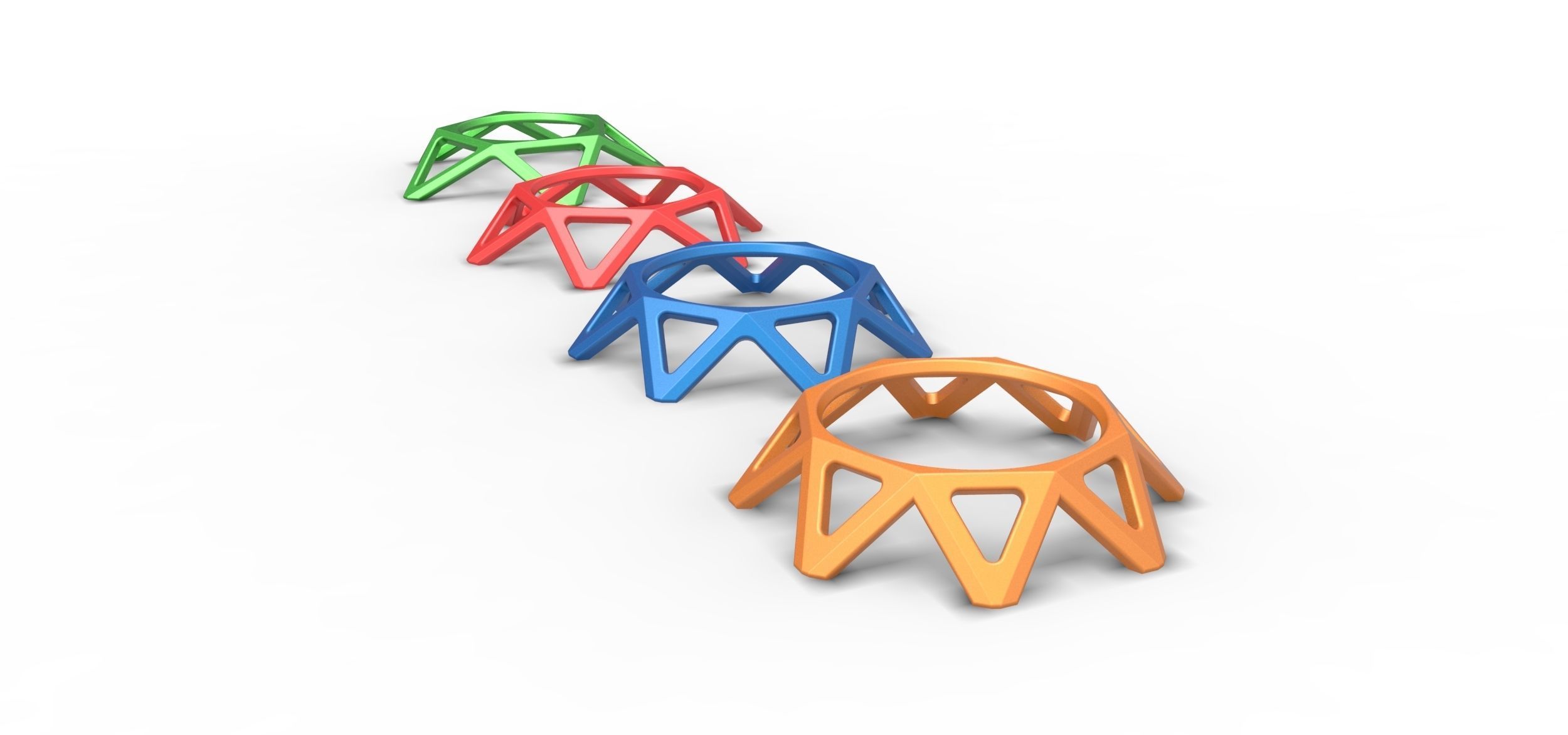 Pokeball stand Set 5 3D print model_7