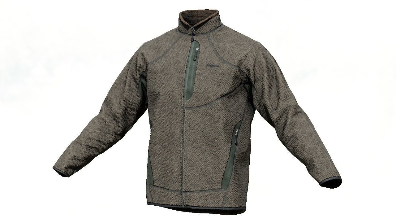 3D model PATAGONIA MARS R2 Grid Fleece Jacket VR / AR / low-poly