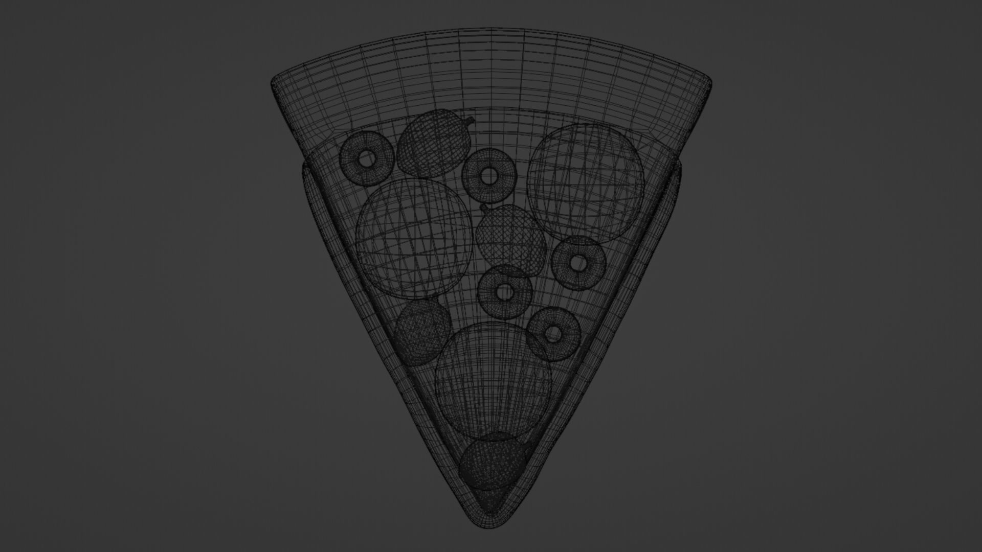 Emoji Pizza 001 3D model_26