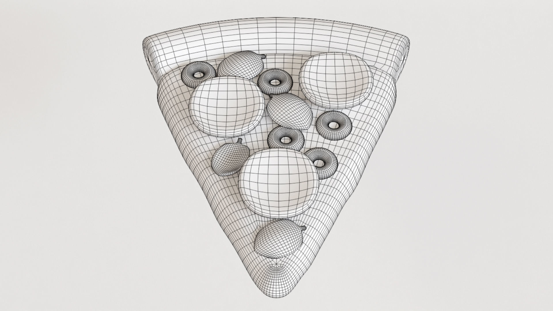 Emoji Pizza 001 3D model_11