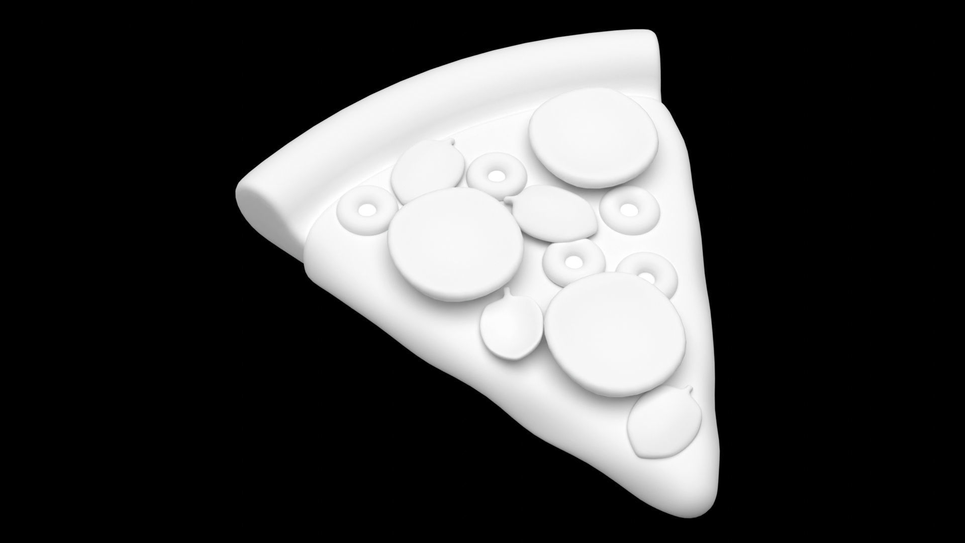 Emoji Pizza 001 3D model_16