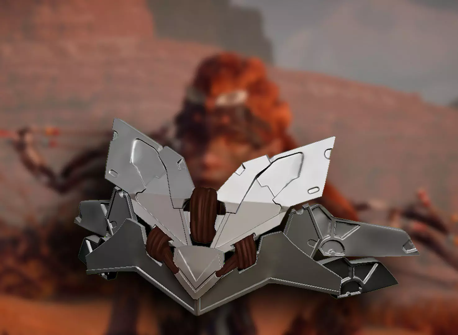 Aloy mask from Horizon Zero Dawn 3D print model