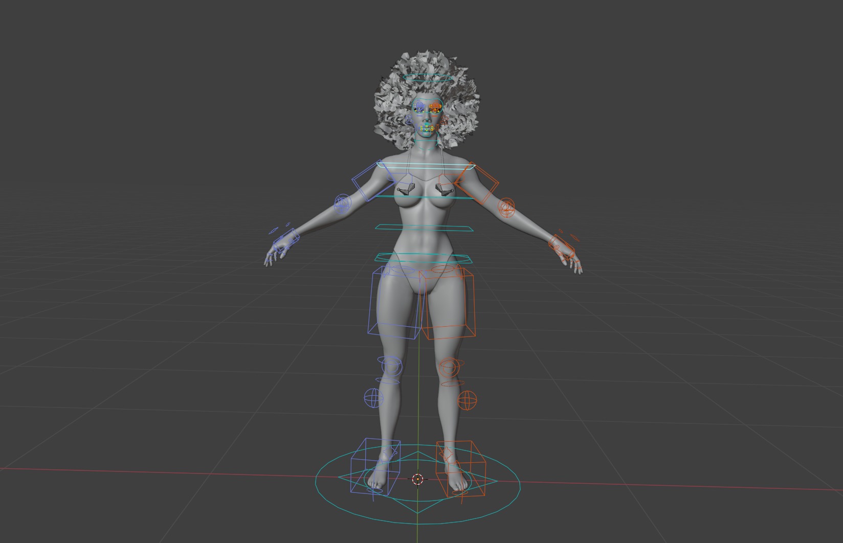 Swimmer codename Not a dude - game ready Low-poly 3D model_13