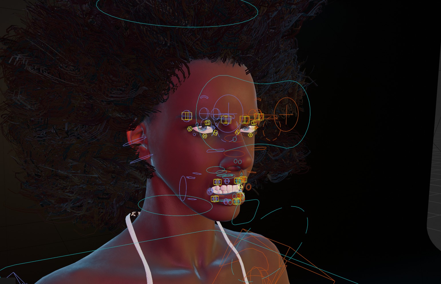 Swimmer codename Not a dude - game ready Low-poly 3D model_14