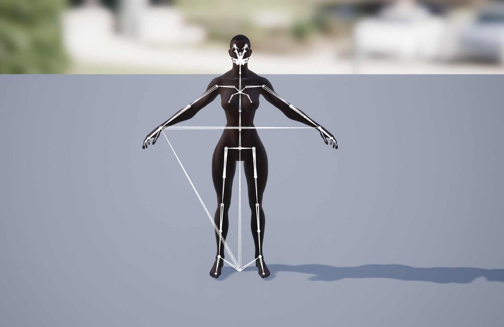 Swimmer codename Not a dude - game ready Low-poly 3D model_5