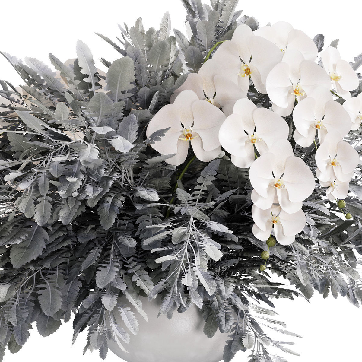 Flower In Vase  43 3D model_4