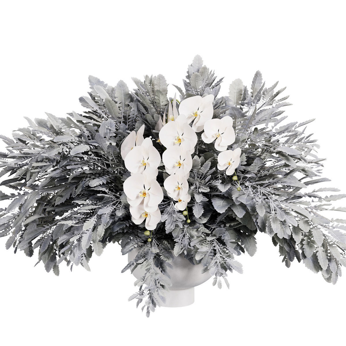 Flower In Vase  43 3D model_2