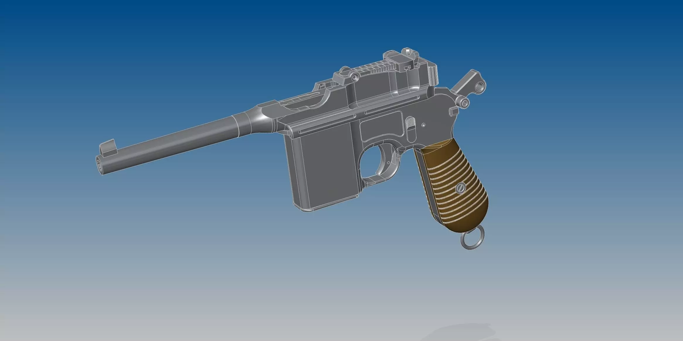 Mauser C96 3D model_0