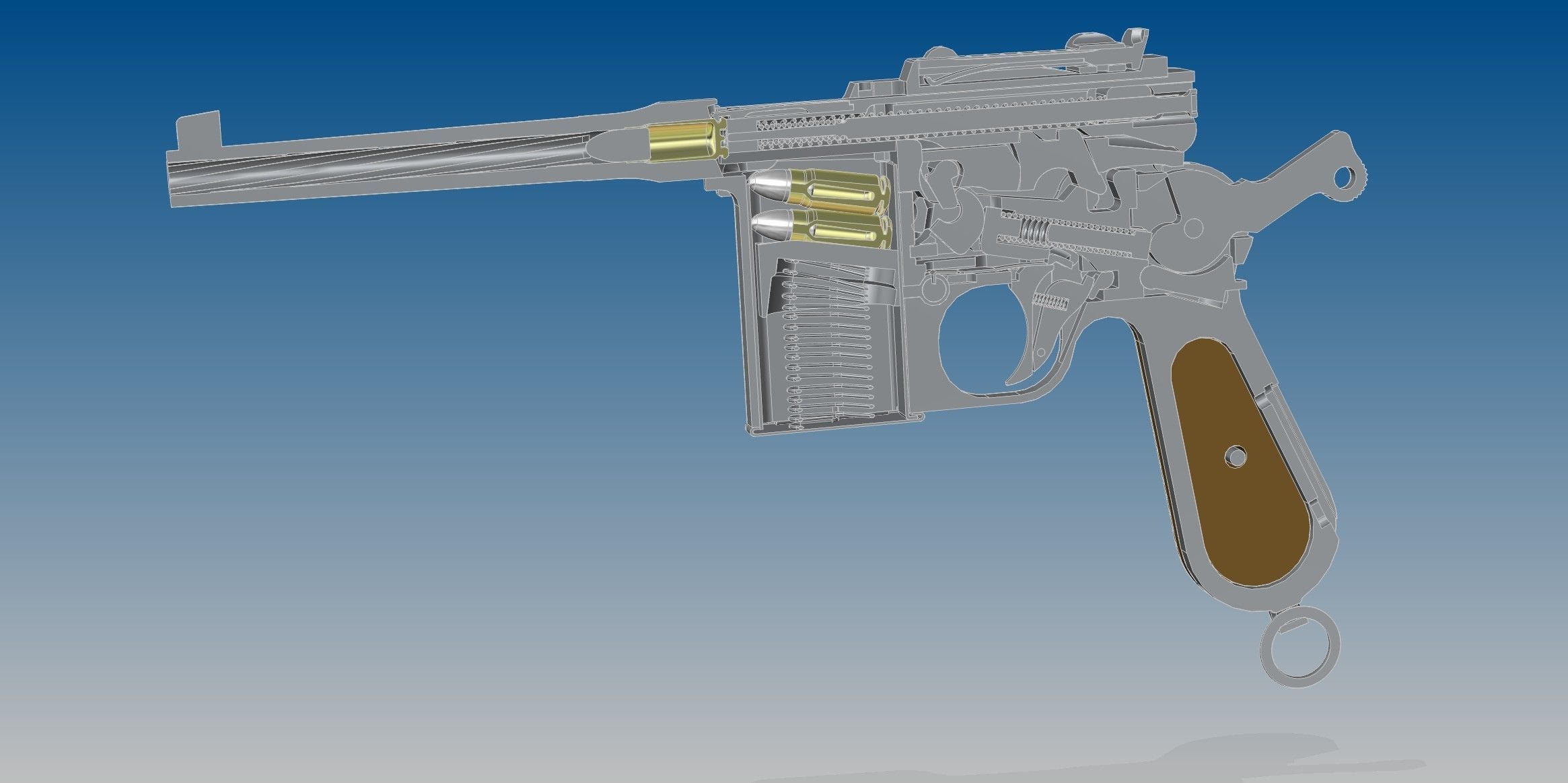 Mauser C96 3D model_12