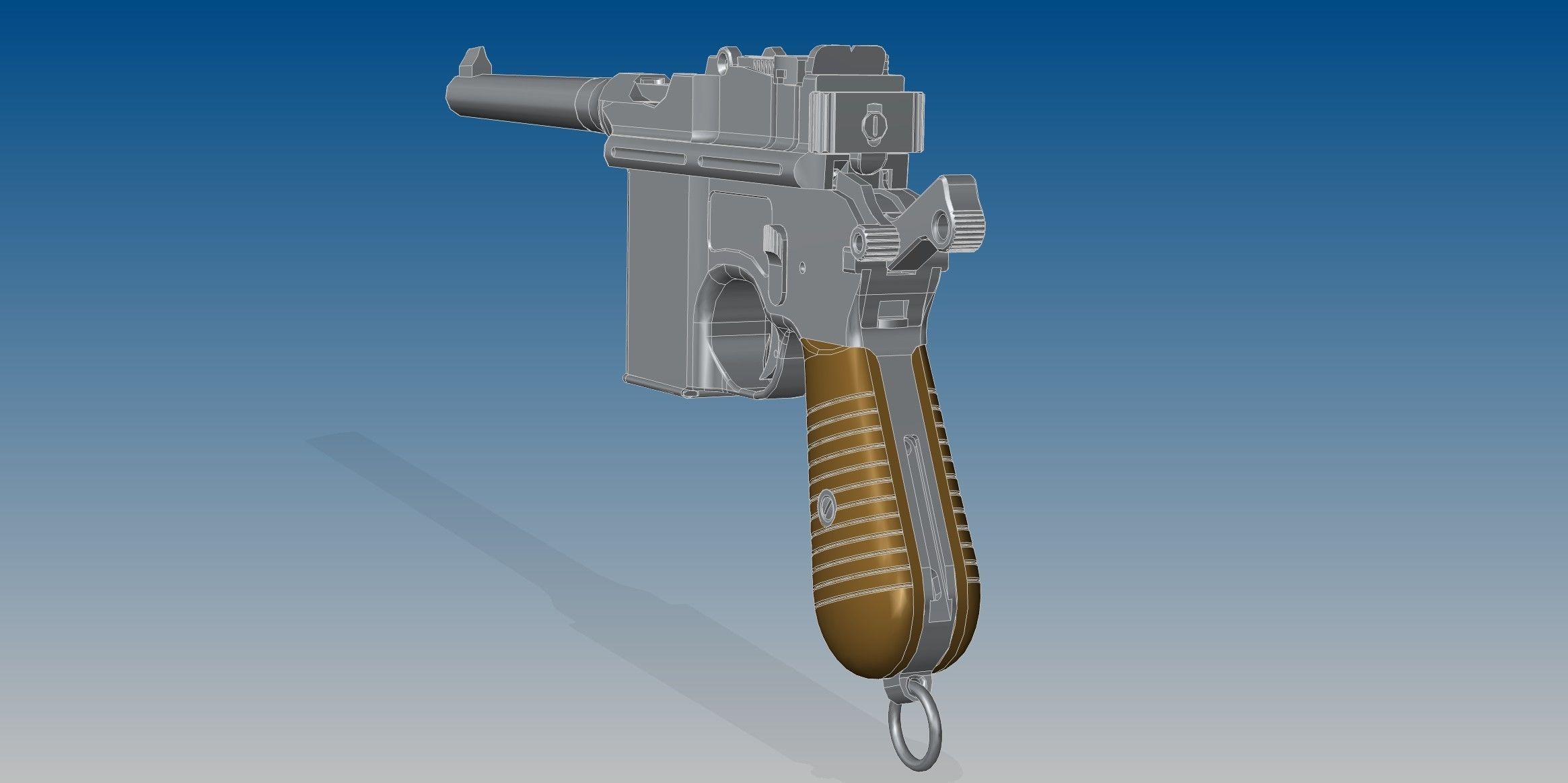 Mauser C96 3D model_5
