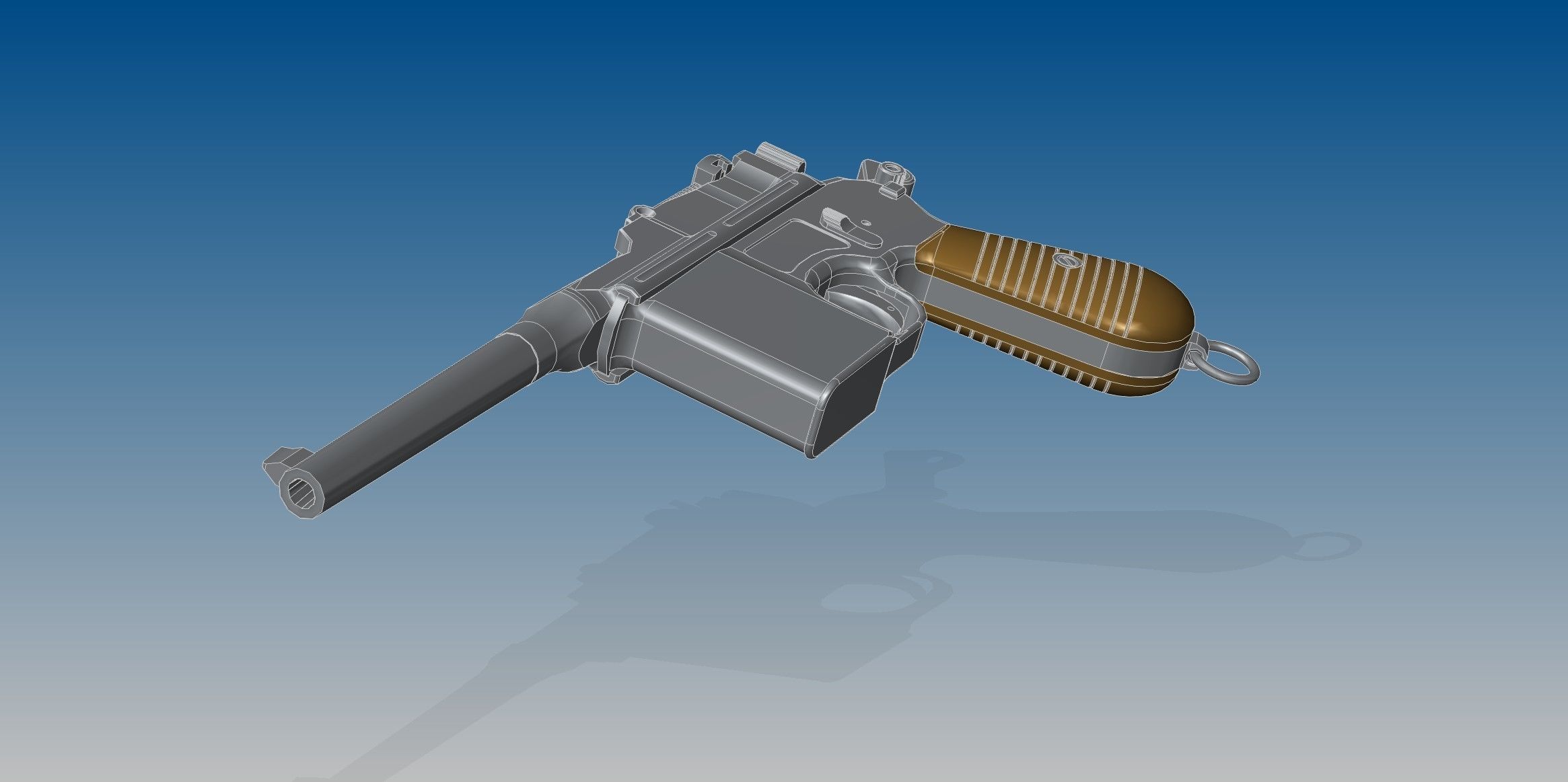 Mauser C96 3D model_4