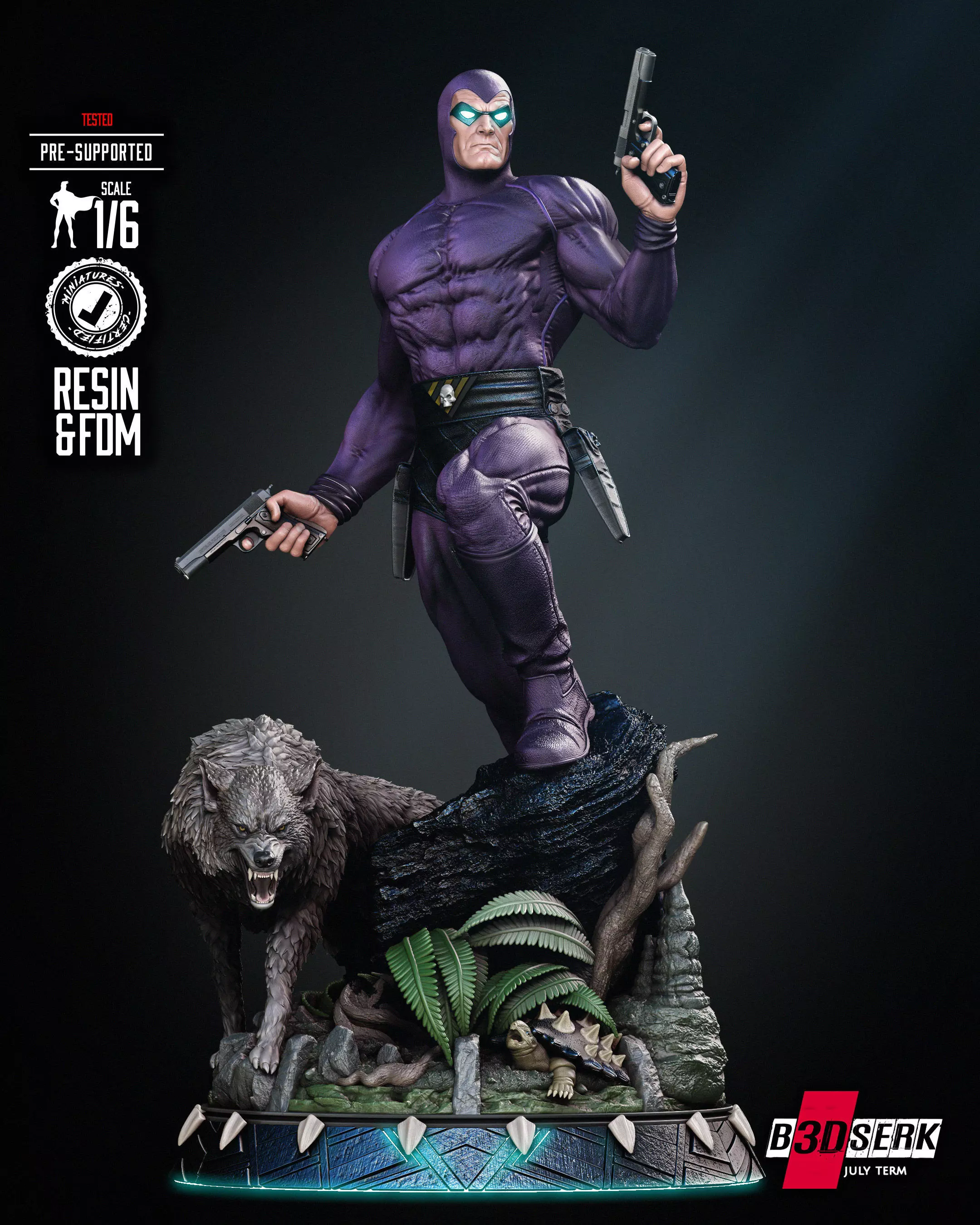 B3DSERK Phantom Sculpture 3D print model_0