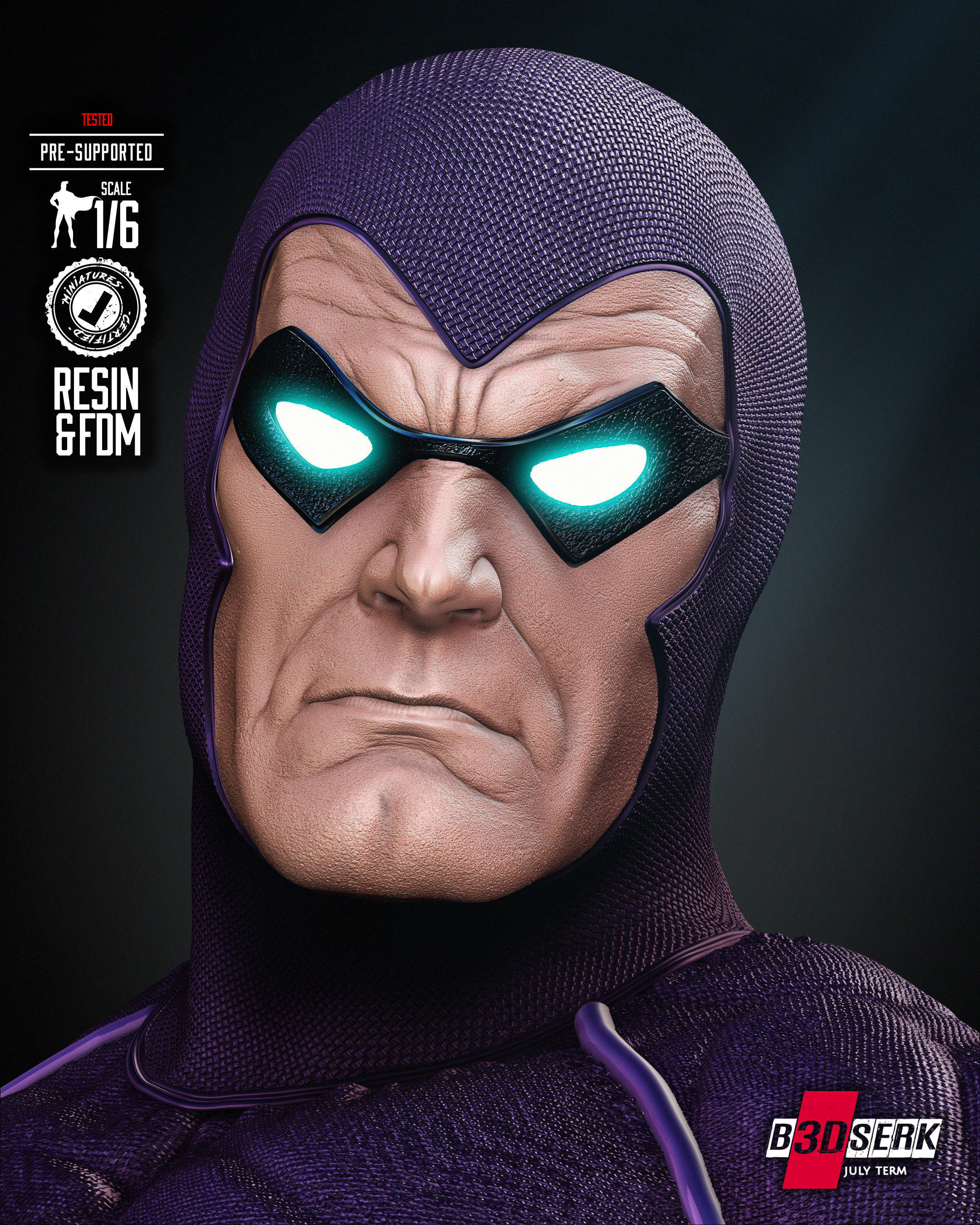 B3DSERK Phantom Sculpture 3D print model_13