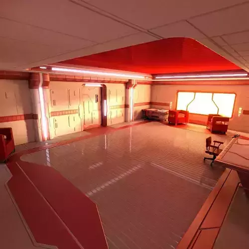 Sci Fi Apartment Scene 3D model Sci Fi Apartment Scene 3D model