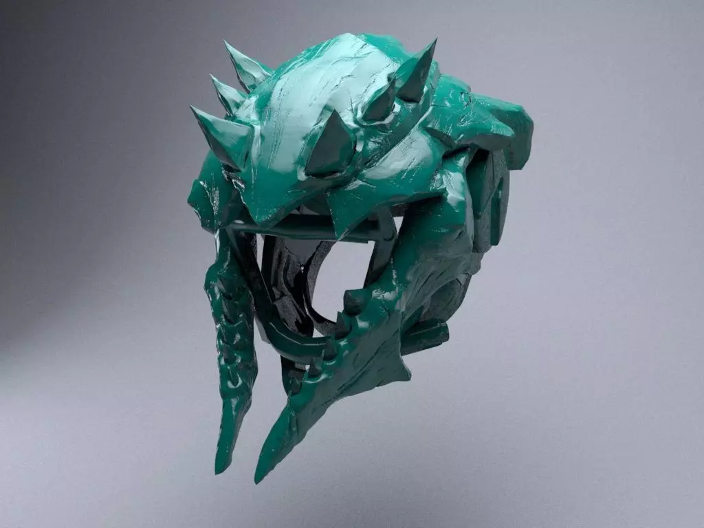 Helmet THE HATEFUL WISH 3D print model