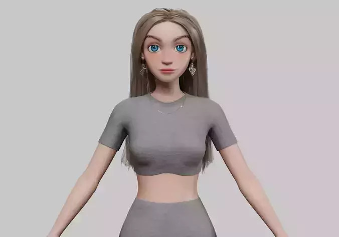 young teen girl V34962 