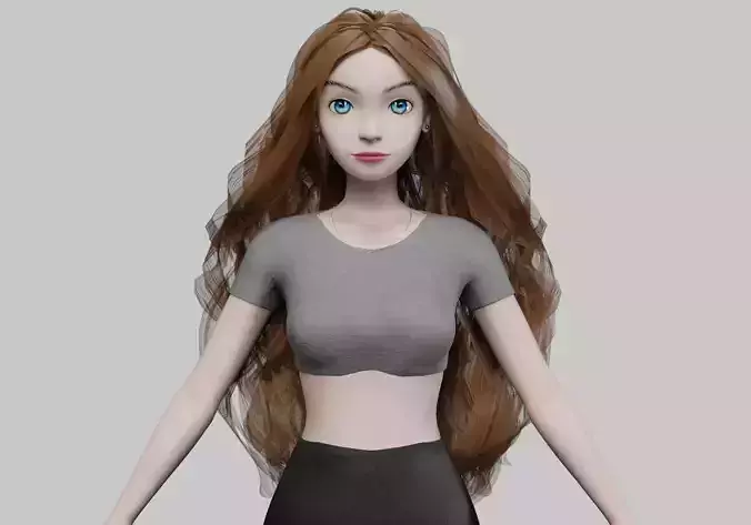 young standard girl V34581 