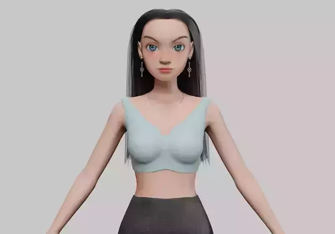 young classic girl V27222 